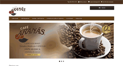 Desktop Screenshot of cafearanas.com.br